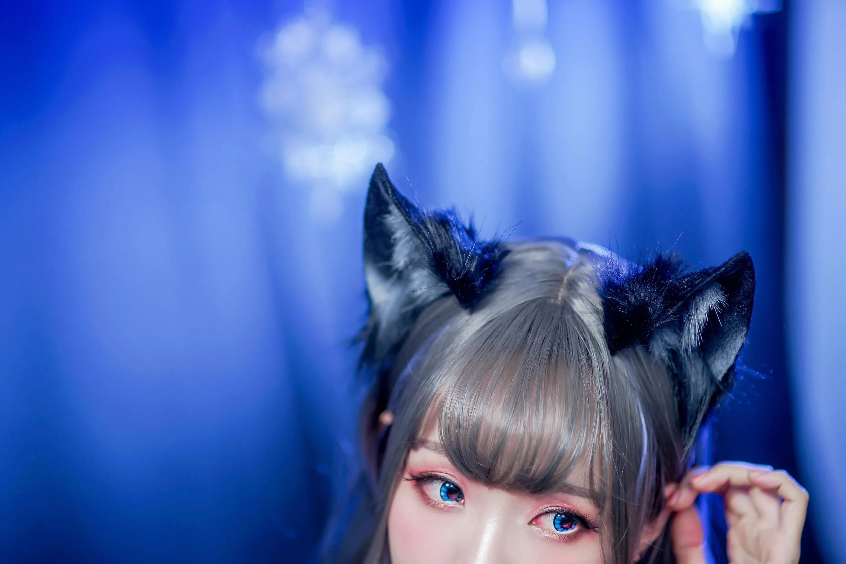 ElyEE子 – NO.51 灰太狼-黑丝带 [24P]插图9
